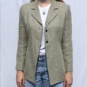 Vintage Linda Allard Ellen Tracy Woven Blazer
